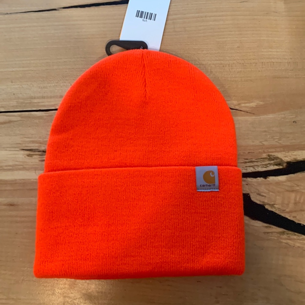 Orange carhartt beanie